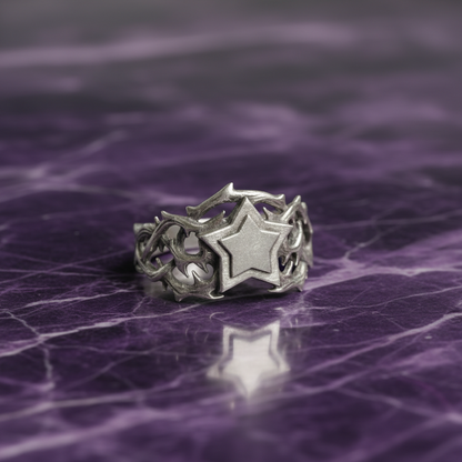 Purple Hermit Ring
